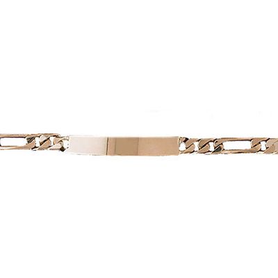 Dazzlers 14k Yellow Gold Id Link Bracelet, MPN: DZ-12349