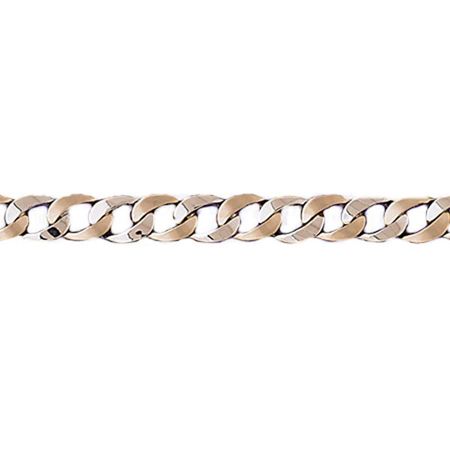 Dazzlers 14k Gold Two Tone Link Bracelet, MPN: DZ-12627
