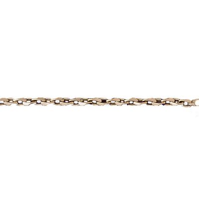 Dazzlers 14k Yellow Gold Link Bracelet, MPN: DZ-12529