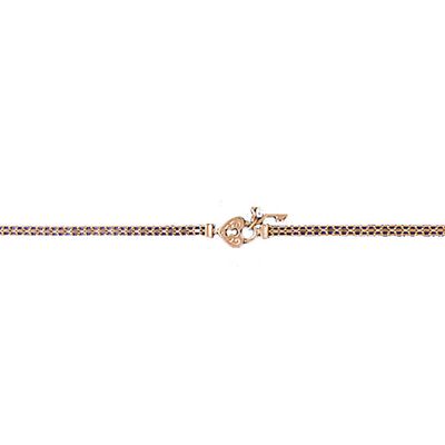 Dazzlers 14k Yellow Gold Heart &amp; Key Bracelet, MPN: DZ-12190