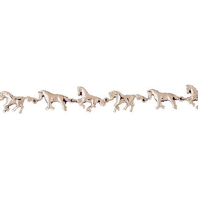 Dazzlers 14k Yellow Gold Horse Bracelet, MPN: DZ-11911