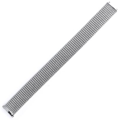 Dazzlers Sterling Silver Rhodium Plated and 10 Rows Of CZ Diamond Tennis Bracelet, MPN: DCB-344