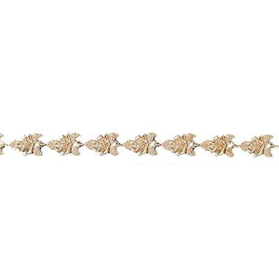 Dazzlers 14k Yellow Gold Butterfly Bracelet, MPN: DZ-12060