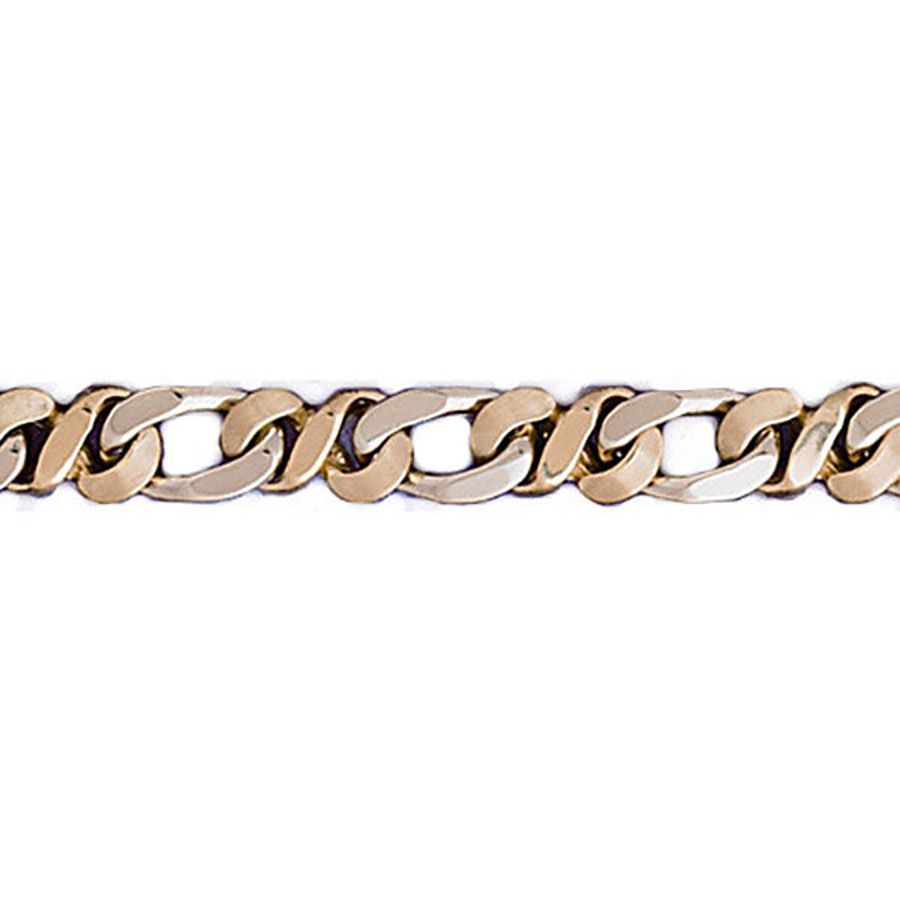 Dazzlers 14k Gold Two Tone Link Bracelet, MPN: DZ-12622