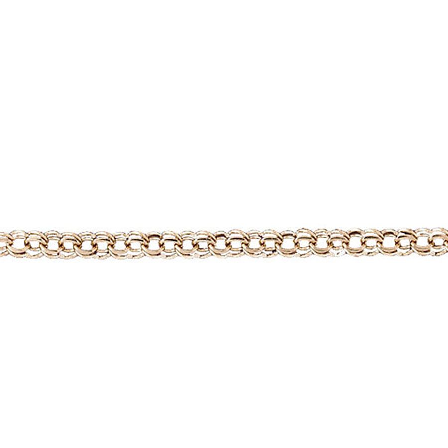 Dazzlers 14k Yellow Gold Charm Bracelet with A Safety Clasp, MPN: DZ-12214