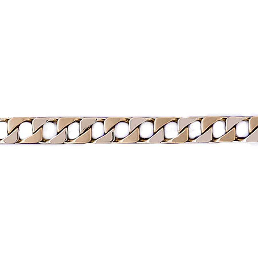 Dazzlers 14k Gold Two Tone Link Bracelet, MPN: DZ-12628