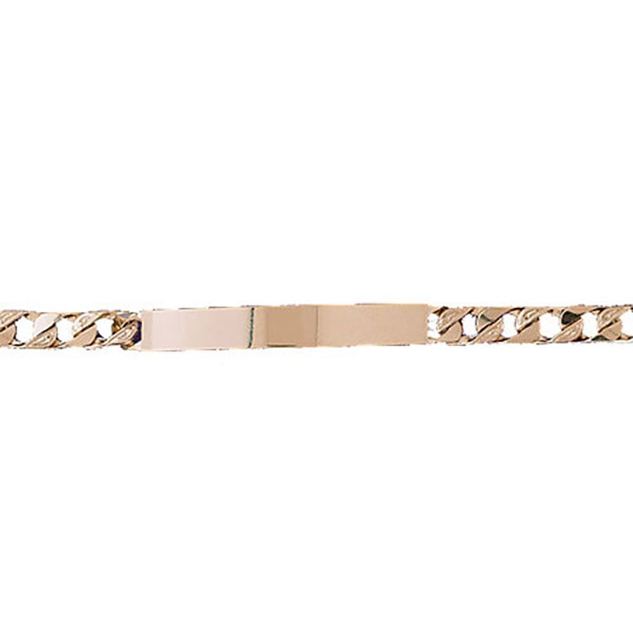 Dazzlers 14k Yellow Gold Id Link Bracelet, MPN: DZ-12336