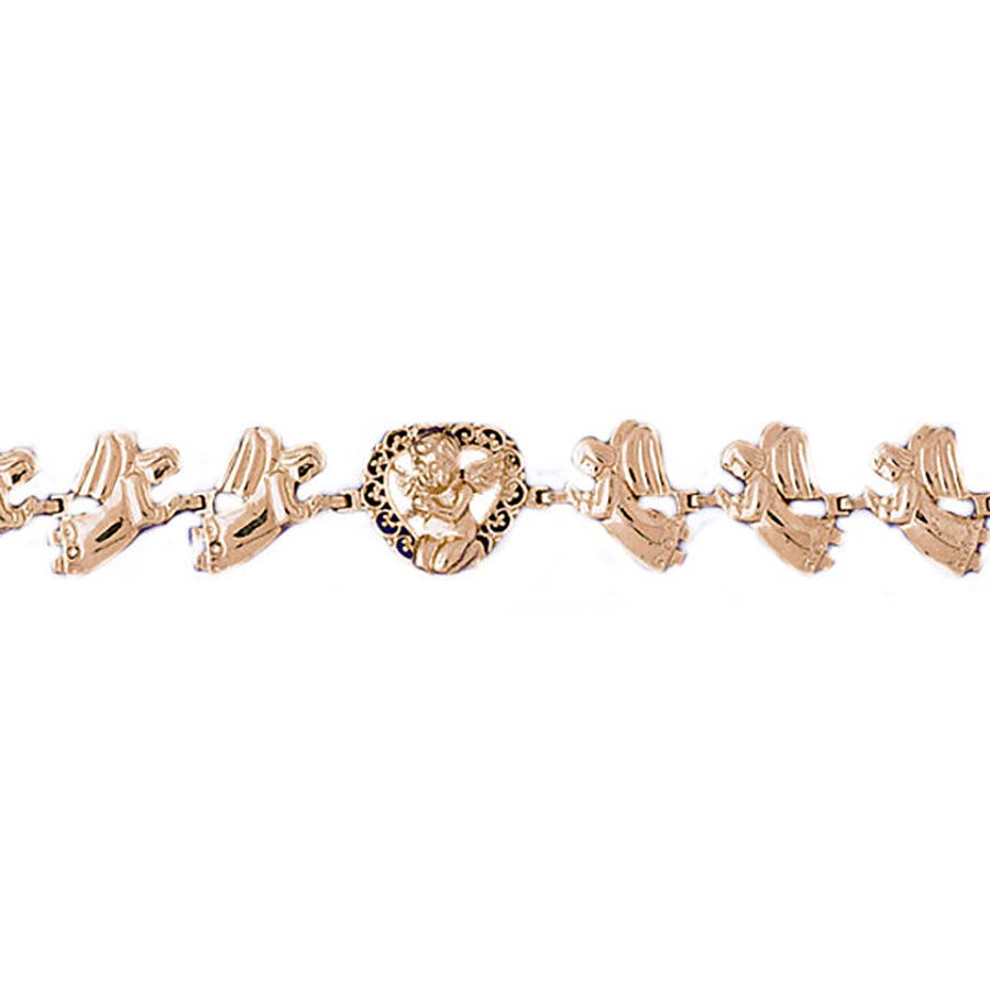 Dazzlers 14k Yellow Gold Angel Bracelet, MPN: DZ-12016