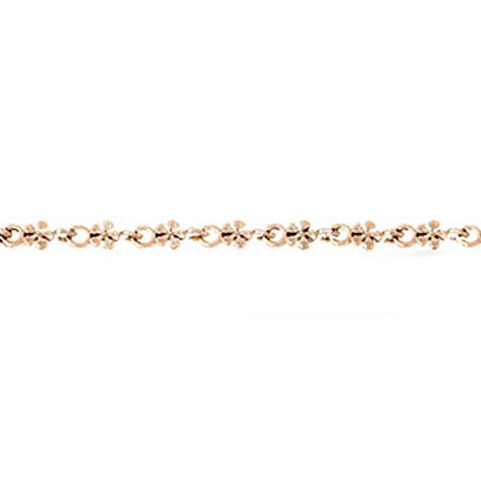 Dazzlers 14k Yellow Gold Assorted Flower Bracelet, MPN: DZ-11937