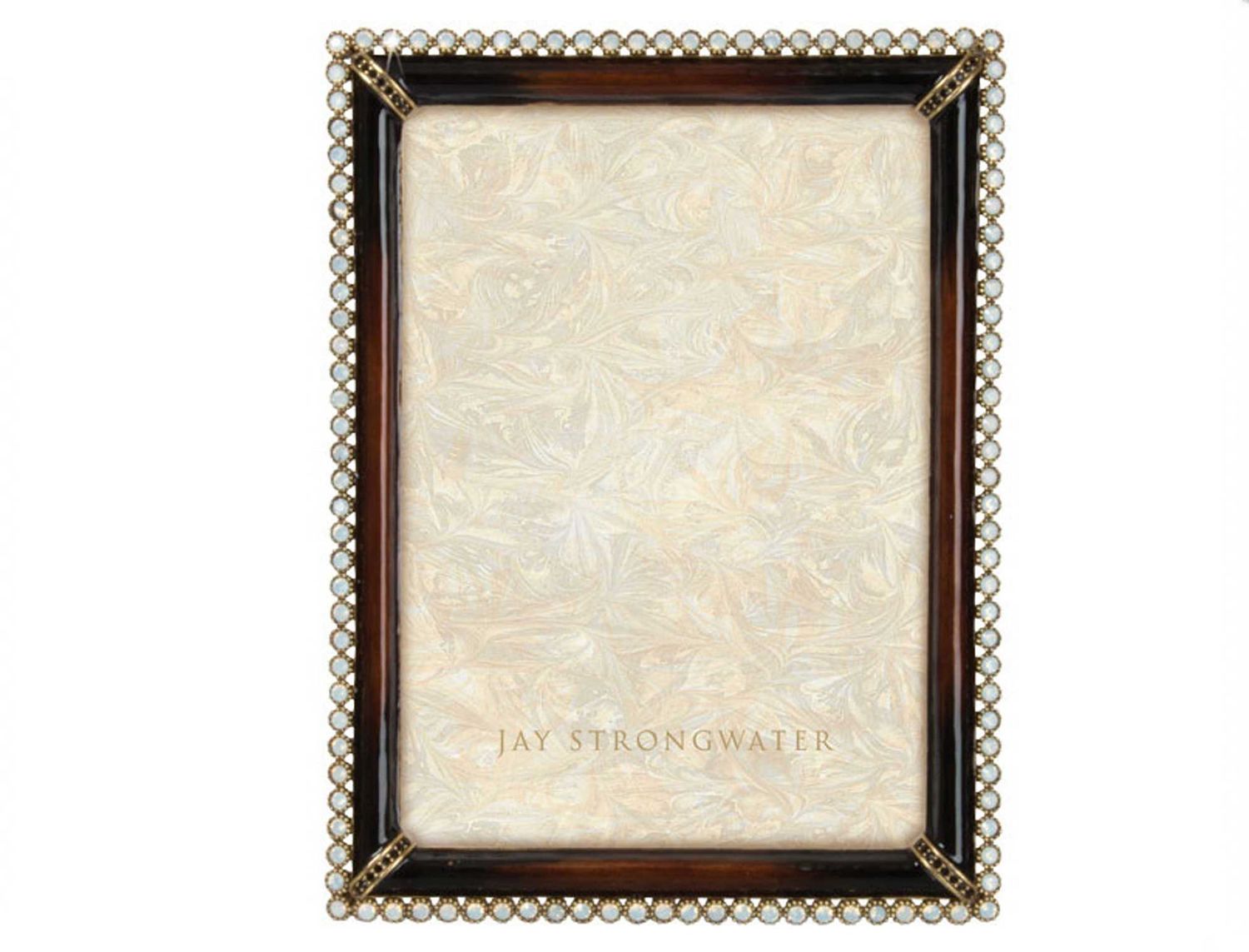 Jay Strongwater Lucas Stone Edge 5 x 7 Inch Picture Frame Safari, MPN: SPF5917-271, UPC: 8485100477…