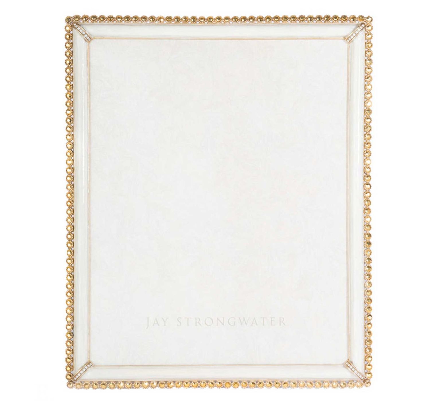 Jay Strongwater Laetitia Stone Edge 8 x 10 Inch Picture Frame Gold, MPN: SPF5918-292, UPC: 84851004…