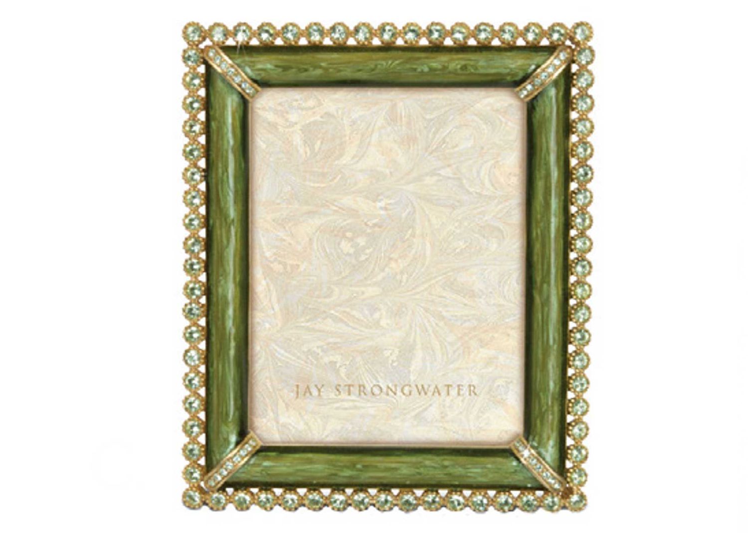 Jay Strongwater Emilia Stone Edge 3 x 4 Inch Picture Frame Leaf, MPN: SPF5916-229, UPC: 848510047418