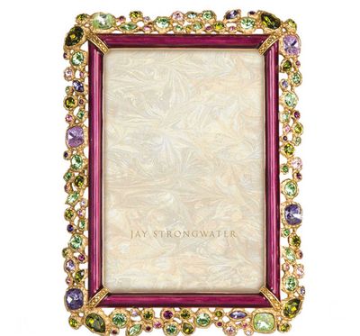 Jay Strongwater Leslie Bejeweled 5 x 7 Inch Picture Frame Bouquet, MPN: SPF5922-289, UPC: 848510048…