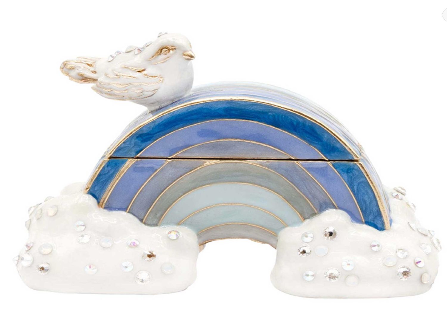 Jay Strongwater Jordan Blue Rainbow Box, MPN: SDH7410-225, UPC: 848510046718