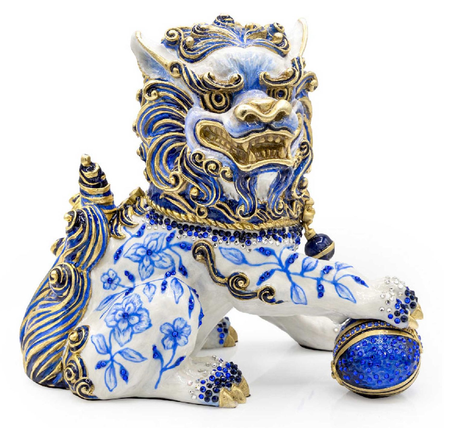 Jay Strongwater Yin Foo Dog Chinoiserie, MPN: SDH2610-253, UPC: 848510045964