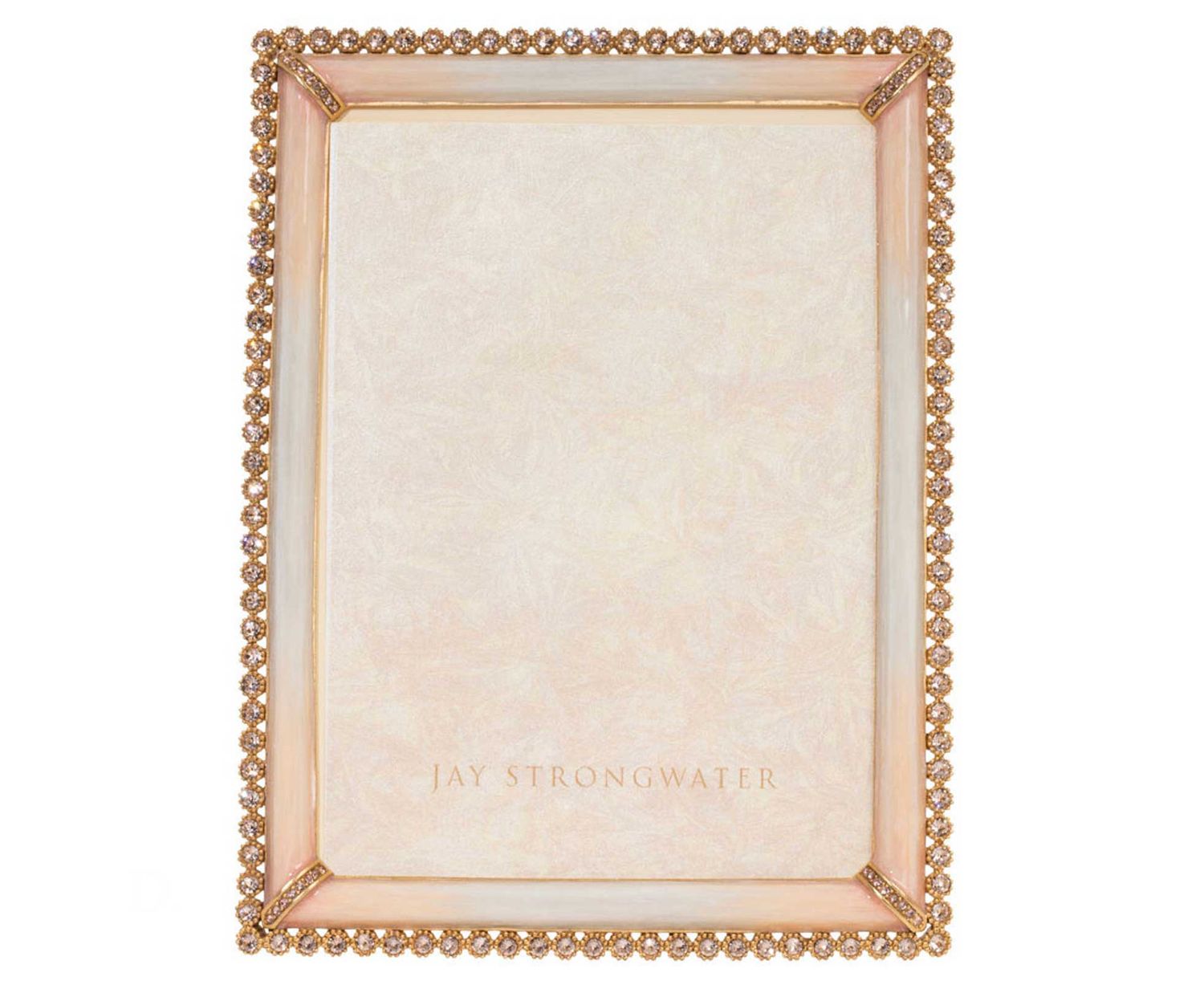 Jay Strongwater Lucas Stone Edge 5 x 7 Inch Picture Frame Boudoir, MPN: SPF5917-281, UPC: 848510047…