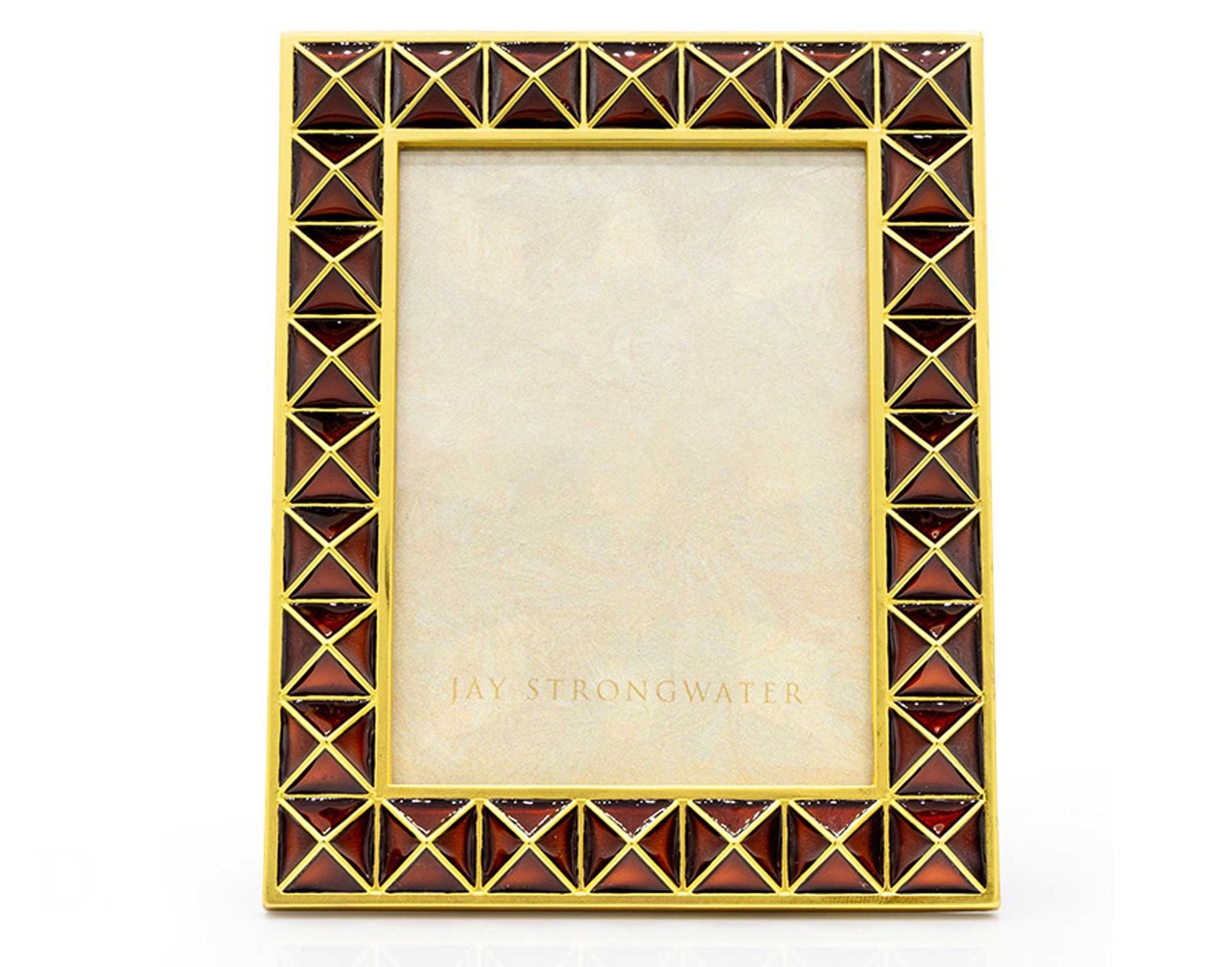 Jay Strongwater Abaculus Pyramid 3 x 4 Inch Picture Frame Safari, MPN: SPF5876-271, UPC: 8485100460…