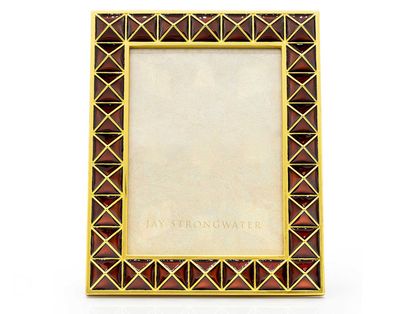 Jay Strongwater Abaculus Pyramid 3 x 4 Inch Picture Frame Safari, MPN: SPF5876-271, UPC: 8485100460…
