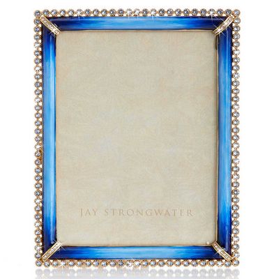 Jay Strongwater Lucas Stone Edge 5 x 7 Inch Picture Frame Lapis, MPN: SPF5917-261, UPC: 848510047692
