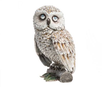Jay Strongwater Hildy Owl 5 Inch Figurine, MPN: SDH1979-614, UPC: 848510046268
