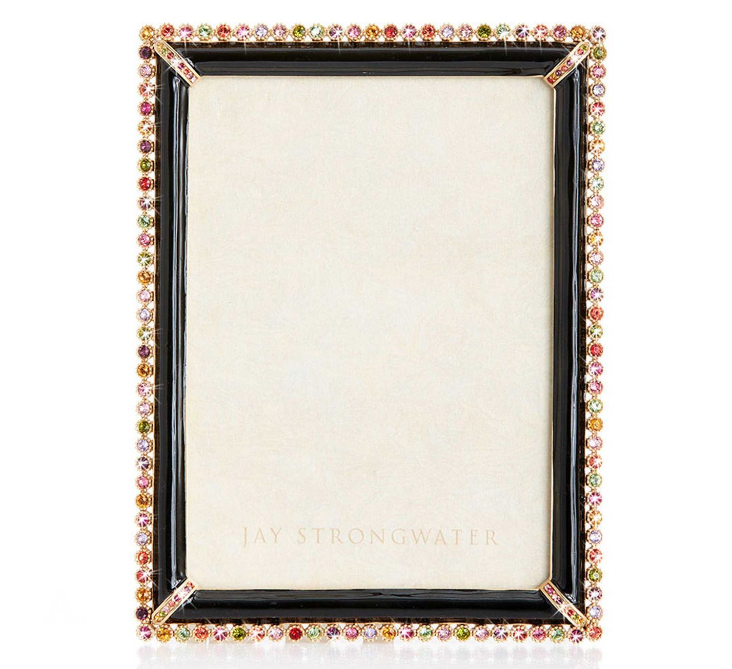 Jay Strongwater Lucas Stone Edge 5 x 7 Inch Picture Frame Jewel, MPN: SPF5917-250, UPC: 848510047661
