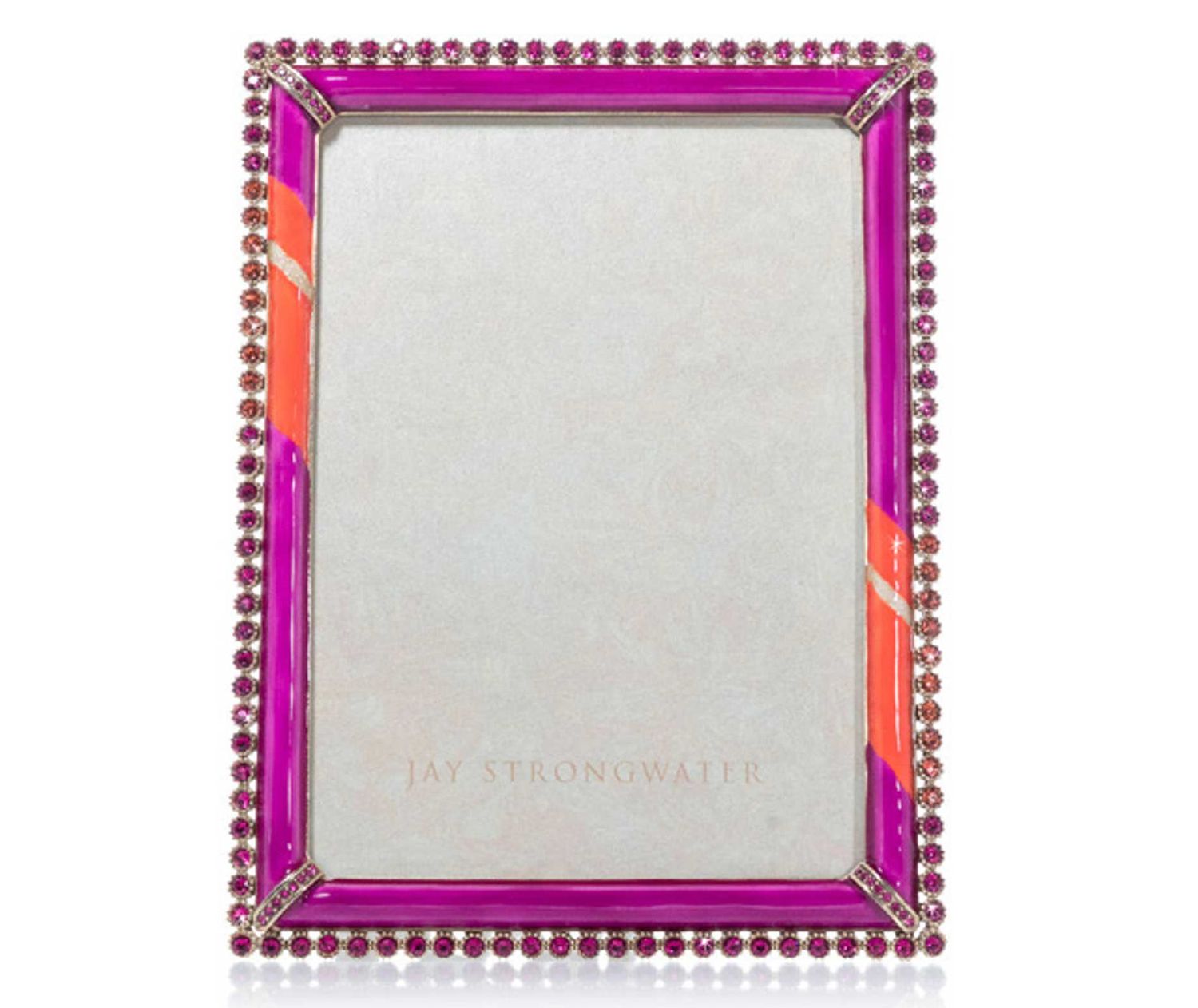 Jay Strongwater Lucas Stone Edge 5 x 7 Inch Picture Frame Pop, MPN: SPF5917-202, UPC: 848510047623