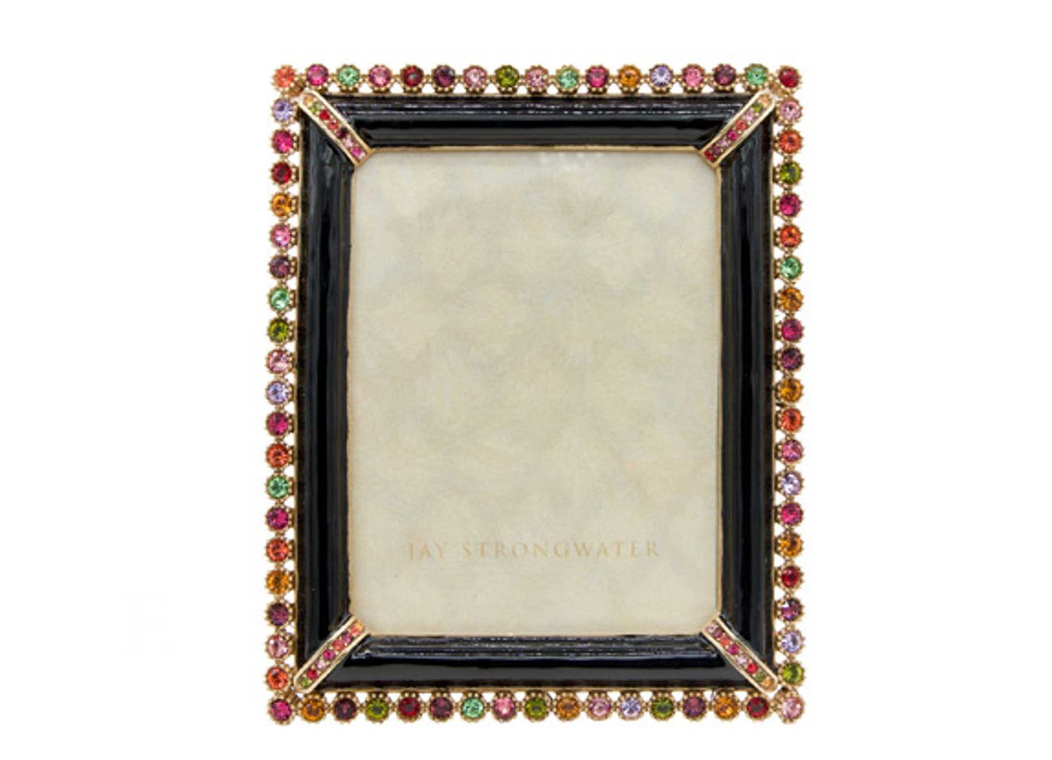 Jay Strongwater Emilia Stone Edge 3 x 4 Inch Picture Frame Jewel, MPN: SPF5916-250, UPC: 8485100462…