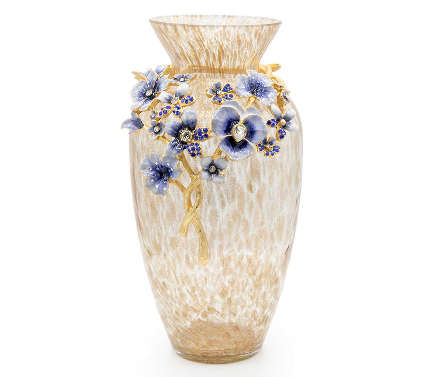 Jay Strongwater Polly Bouquet Vase Blue, MPN: SDH2400-284, UPC: 848510046114
