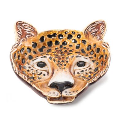 Jay Strongwater Skye Leopard Trinket Tray, MPN: SDH2552-251, UPC: 848510041805