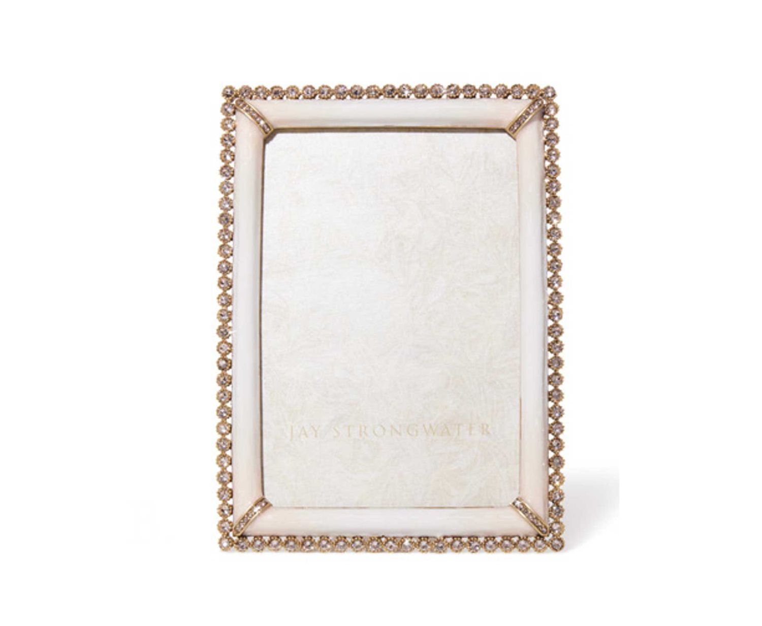 Jay Strongwater Emilia Stone Edge 3 x 4 Inch Picture Frame Boudoir, MPN: SPF5916-281, UPC: 84851004…