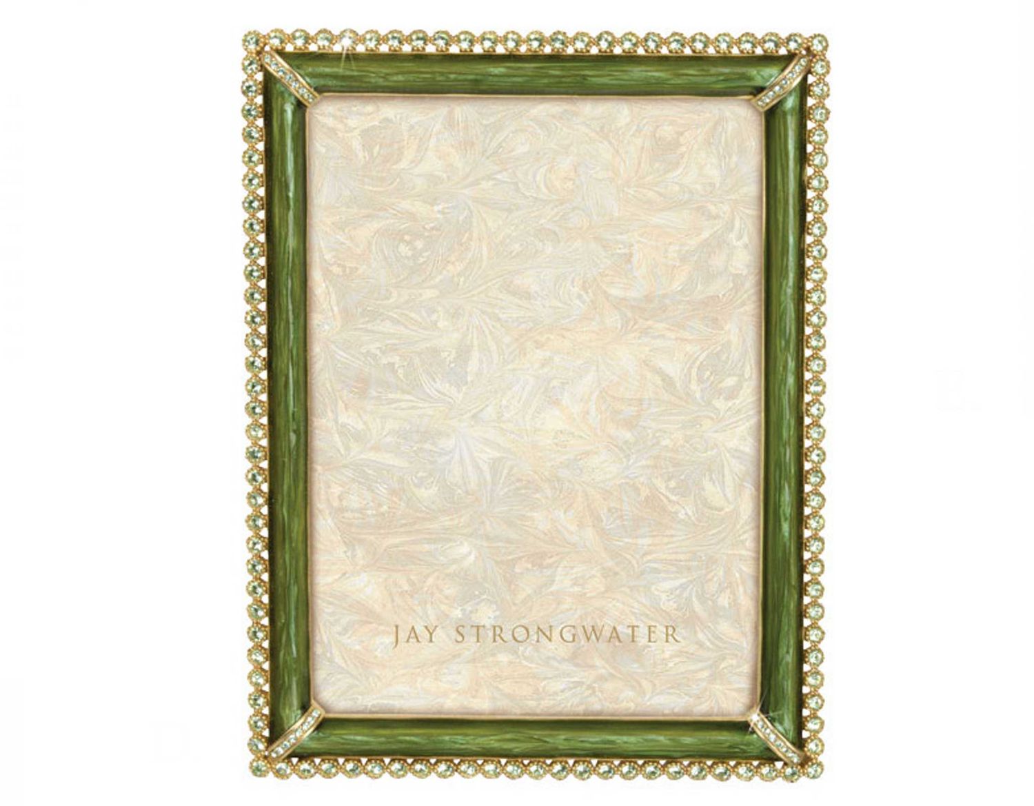 Jay Strongwater Lucas Stone Edge 5 x 7 Inch Picture Frame Leaf, MPN: SPF5917-229, UPC: 848510047654