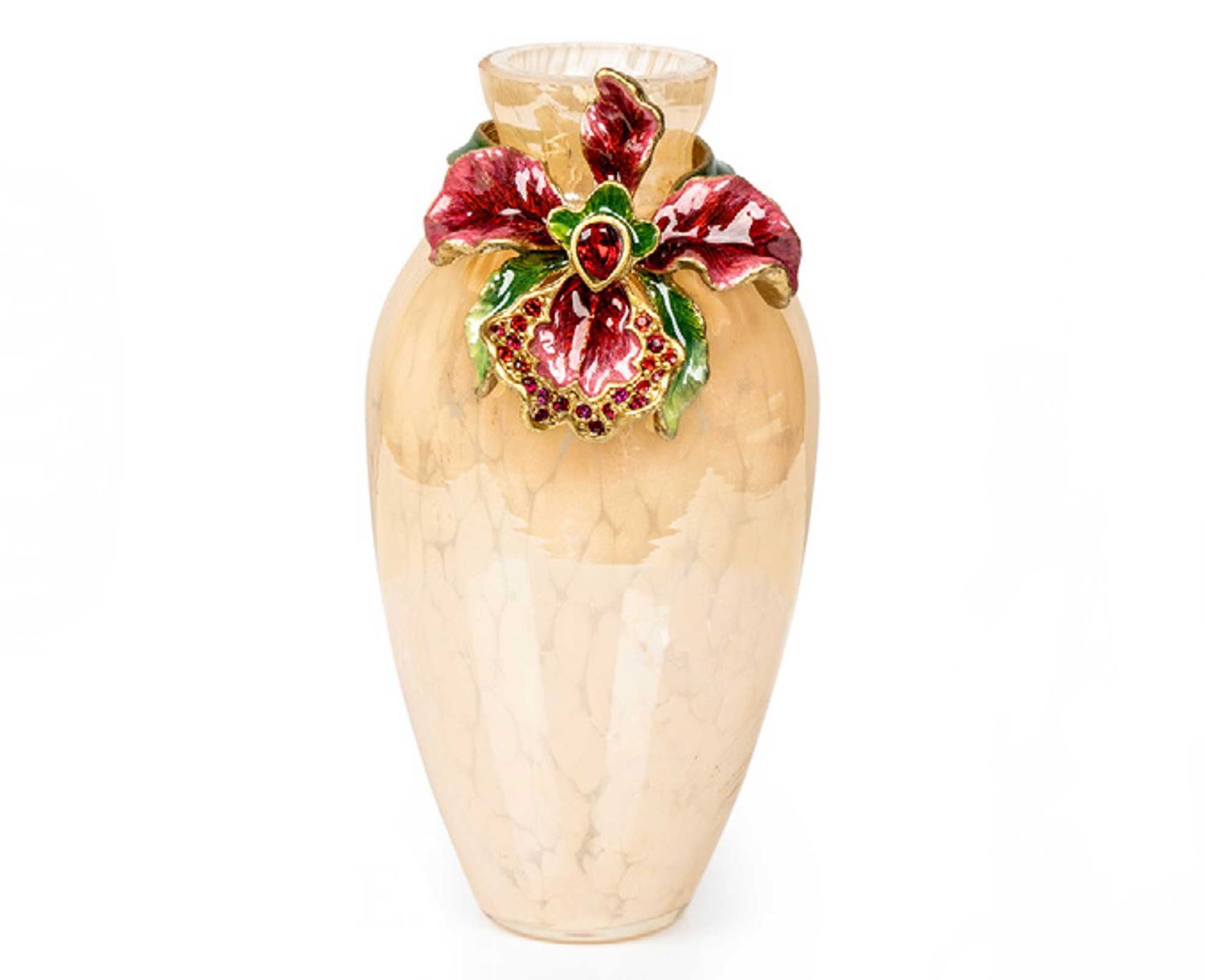 Jay Strongwater Audra Orchid Mini Vase Safari, MPN: SDH6594-271, UPC: 848510046053