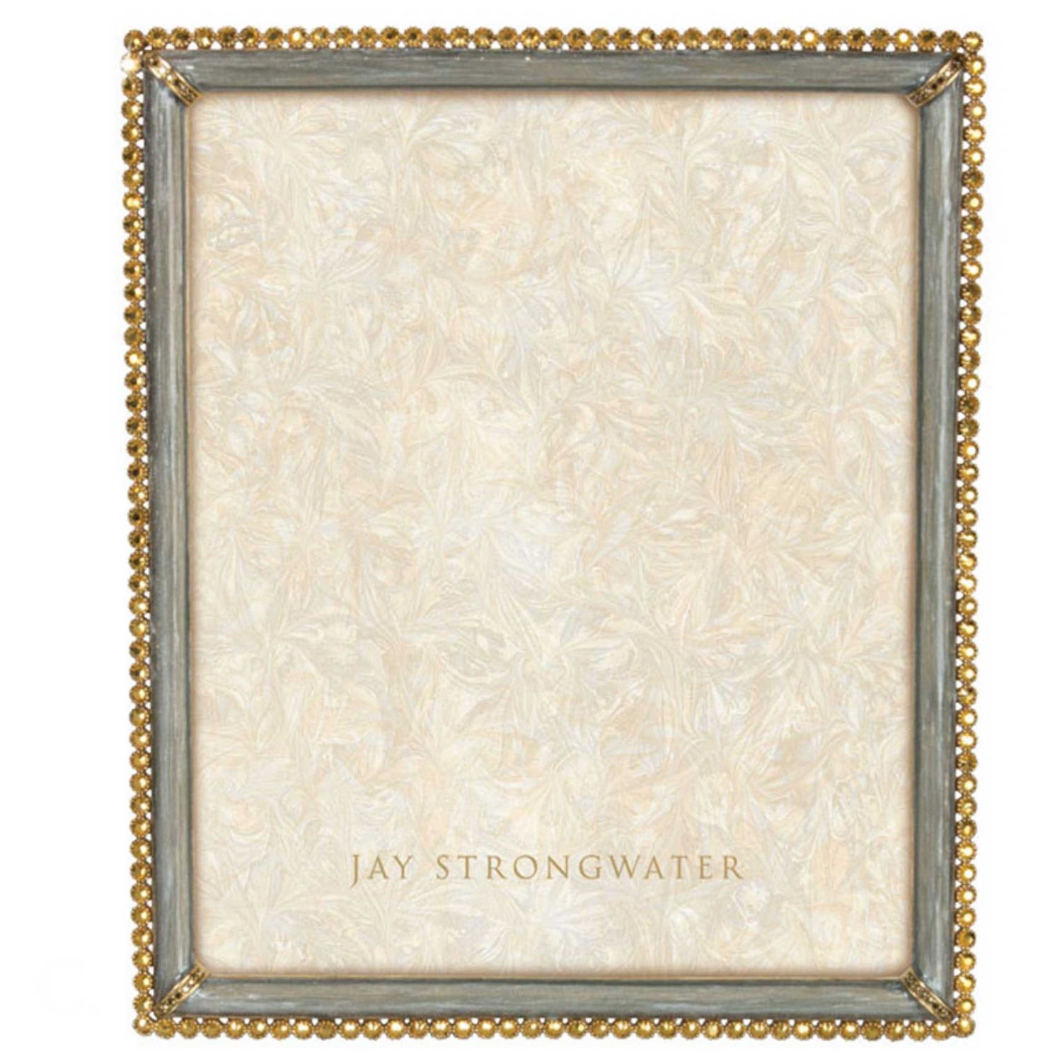 Jay Strongwater Laetitia Stone Edge 8 x 10 Inch Picture Frame Silver, MPN: SPF5918-296, UPC: 848510…