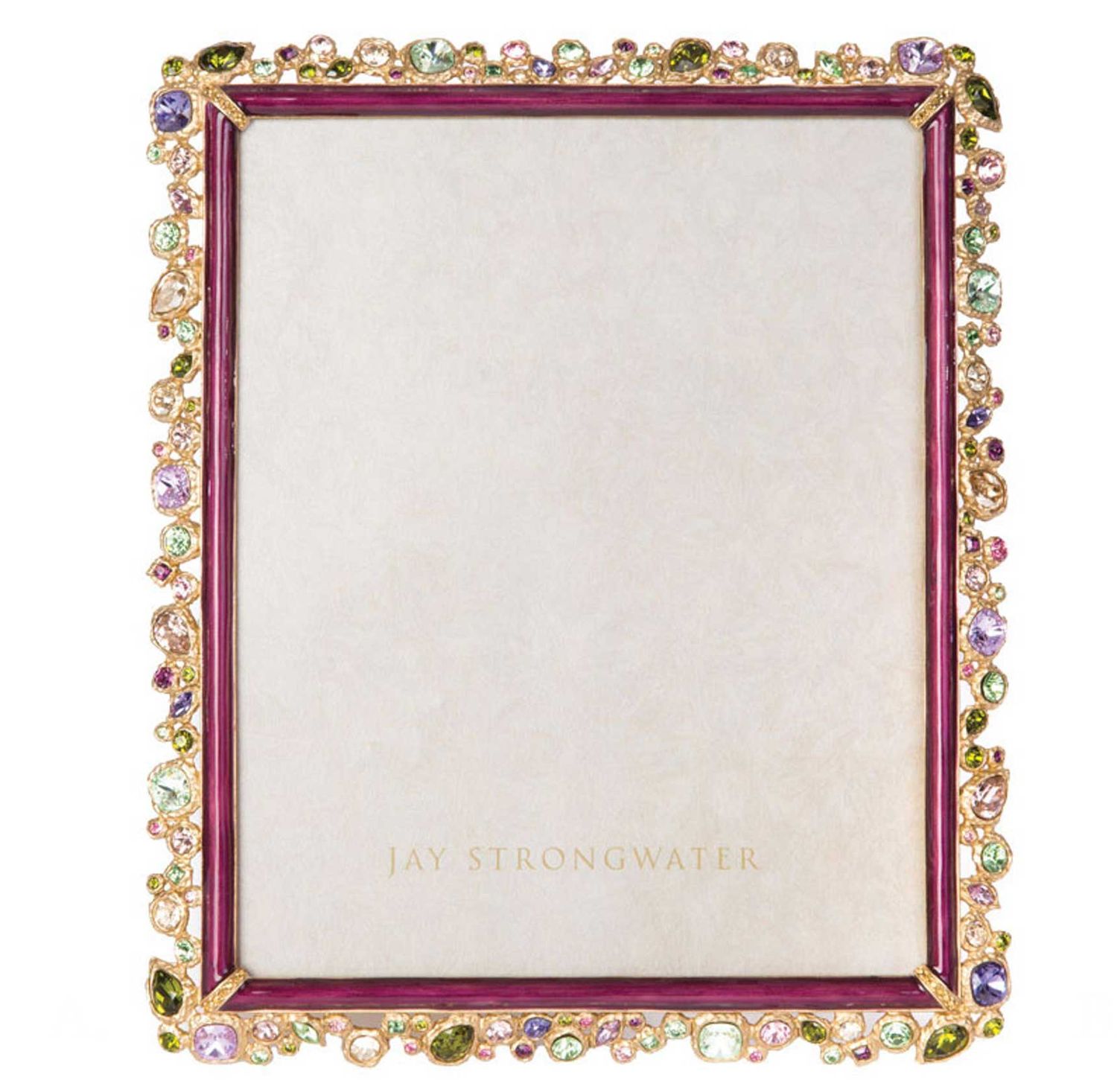 Jay Strongwater Theo Bejeweled 8 x 10 Inch Picture Frame Bouquet, MPN: SPF5921-289, UPC: 8485100479…