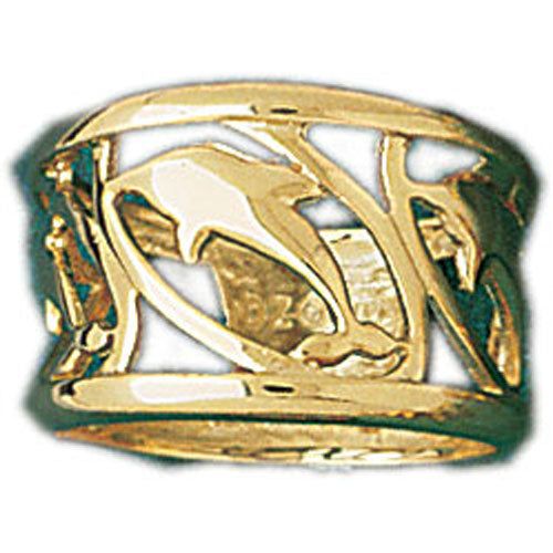 Dazzlers 14k Yellow Gold Dolphin Band, MPN: DZ-14201