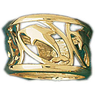 Dazzlers 14k Yellow Gold Dolphin Band, MPN: DZ-14201