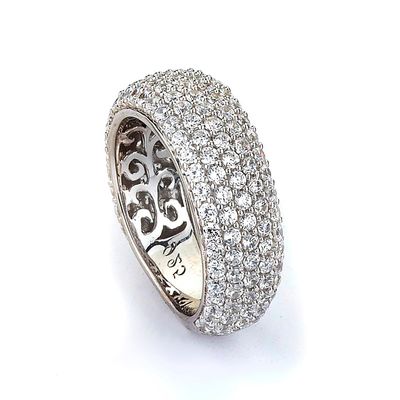 Dazzlers Sterling Silver Rhodium Plated and CZ Band, MPN: DCR-98