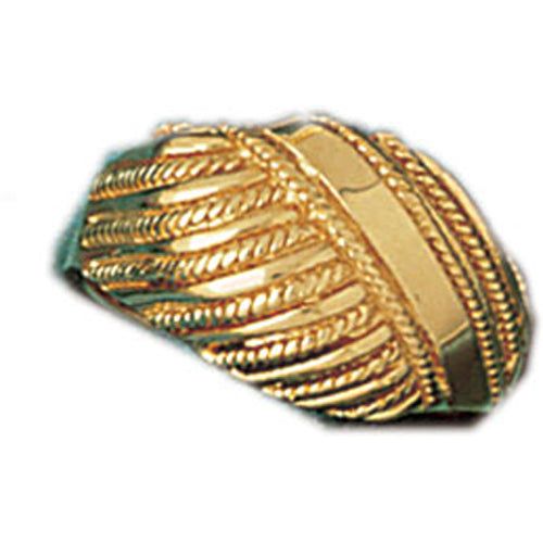 Dazzlers 14k Yellow Gold Fashionable Pattern Ring, MPN: DZ-14272