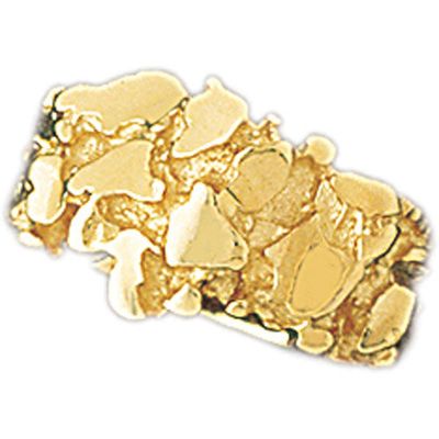 Dazzlers 14k Yellow Gold Nugget Ring, MPN: DZ-14350-8