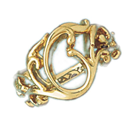 Dazzlers 14k Yellow Gold Fancy Swirl Ladies Ring, MPN: DZ-14072-4