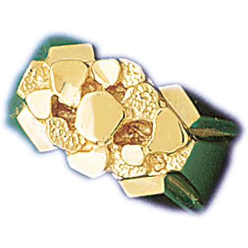 Dazzlers 14k Yellow Gold Nugget Ring, MPN: DZ-14342-8