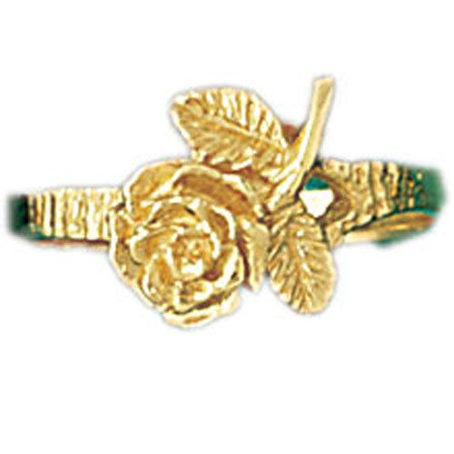 Dazzlers 14k Yellow Gold Flower Ring, MPN: DZ-14137