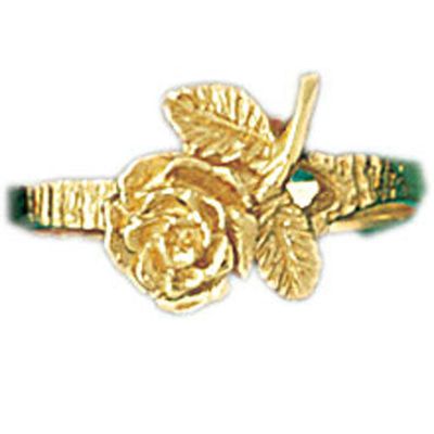Dazzlers 14k Yellow Gold Flower Ring, MPN: DZ-14137