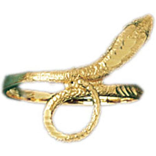 Dazzlers 14k Yellow Gold Snake Ring, MPN: DZ-14134