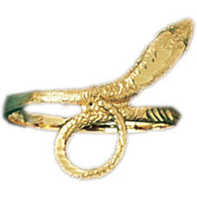 Dazzlers 14k Yellow Gold Snake Ring, MPN: DZ-14134