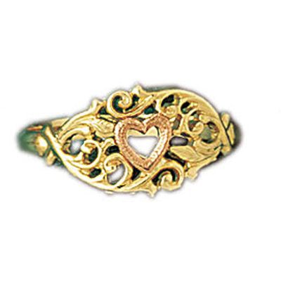 Dazzlers 14k Yellow Gold Love Ring, MPN: DZ-14189