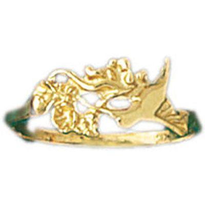 Dazzlers 14k Yellow Gold Flower Ring, MPN: DZ-14126