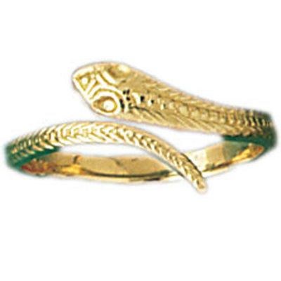 Dazzlers 14k Yellow Gold Snake Ring, MPN: DZ-14128