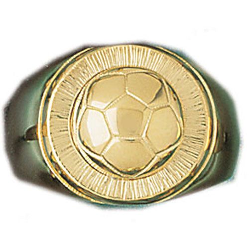 Dazzlers 14k Yellow Gold Soccer Ring, MPN: DZ-14410-8