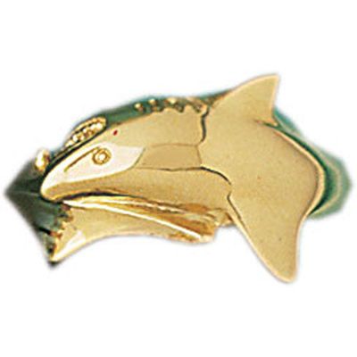 Dazzlers 14k Yellow Gold Dolphin Ring, MPN: DZ-14215